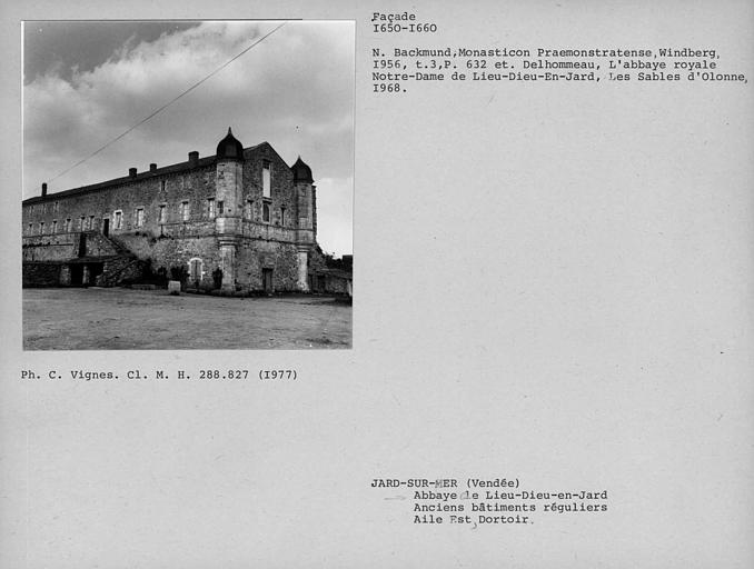photo pour Abbaye de Lieu-en-Jard ou Lieu-Dieu (ancienne)