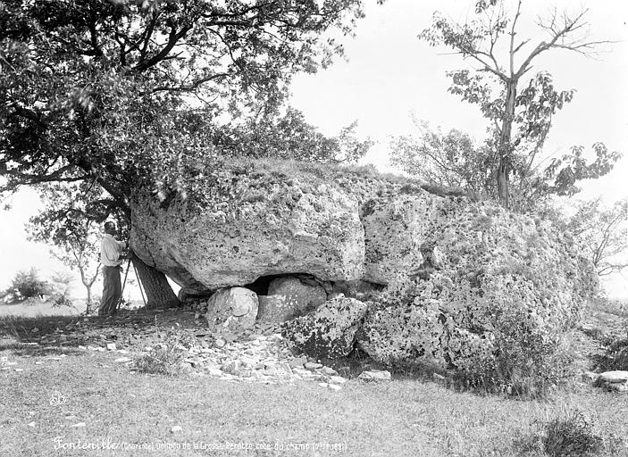 photo pour Deux dolmens dits La Grosse PÃ©rotte et La Petite PÃ©rotte