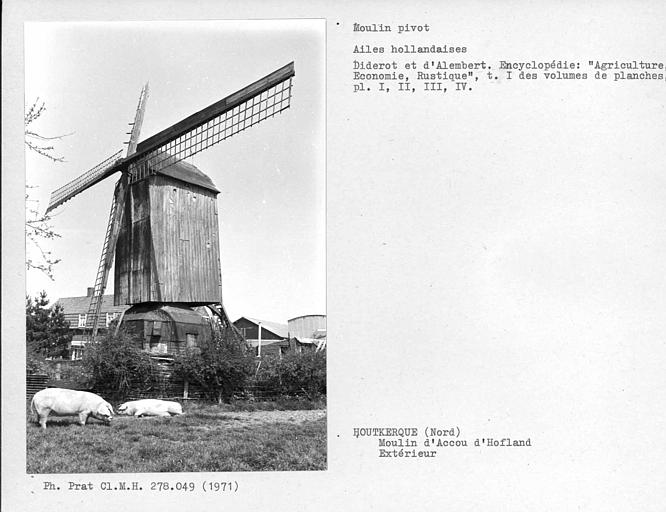 photo pour Moulin Ã  vent d'Hofland, dit aussi moulin d'Accou