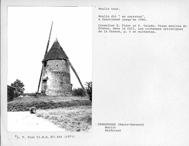 photo pour Moulin Ã  vent A l'embranchement de la R.D. 19 et du C.I.C. 36 lieu dit la Paillasse