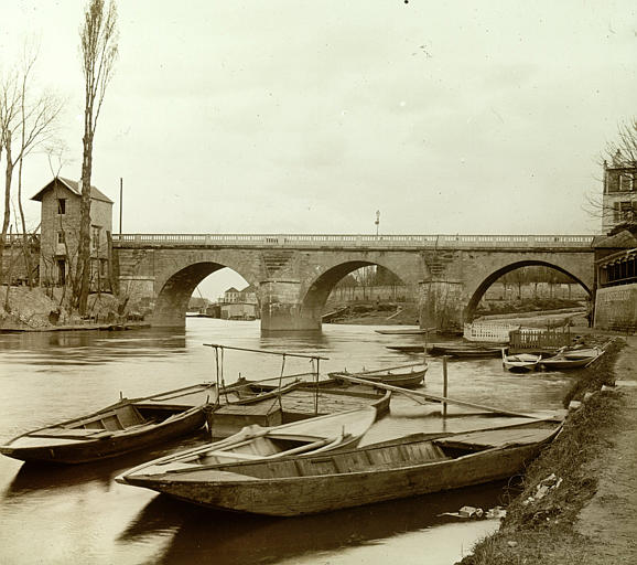 photo pour Pont sur la Seine (Ã©galement sur commune de Poissy)