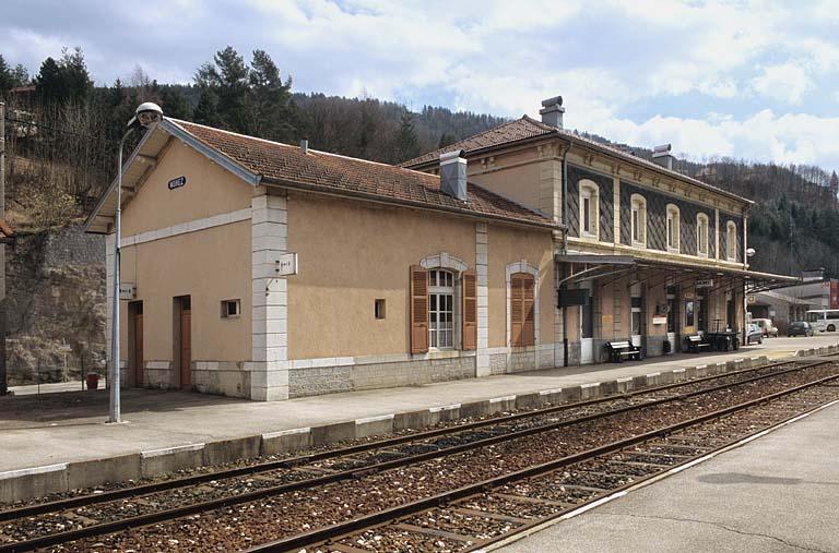 photo pour gare de Morez (voie ferrÃ©e Andelot - La Cluse)
