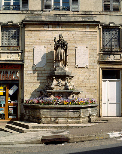 photo pour fontaine de saint Pierre Fourier