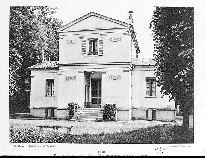 photo pour Maison d'Architecte dite Maison de Campagne de J.N.L. Durand ou Pavillon Monge ou ChÃ¢teau Laplace
